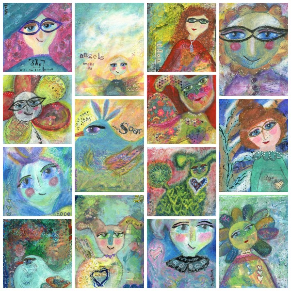 paintings collage