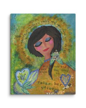 Introvert Canvas Reprint