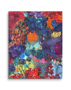 His Angels Are Near Canvas Reprint