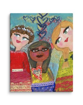 Dear Friends Canvas Print