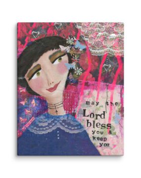 May the Lord Bless You and Keep You Canvas Reprint