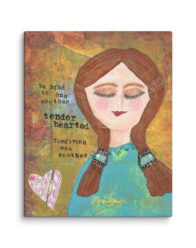 Tenderhearted Canvas Reprint