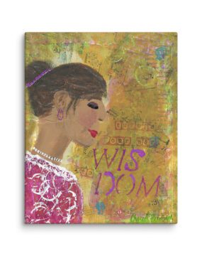 Wisdom Canvas Reprint